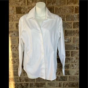 Petite Sophisticate Large Blouse French Cuffs Raised Design Vintage